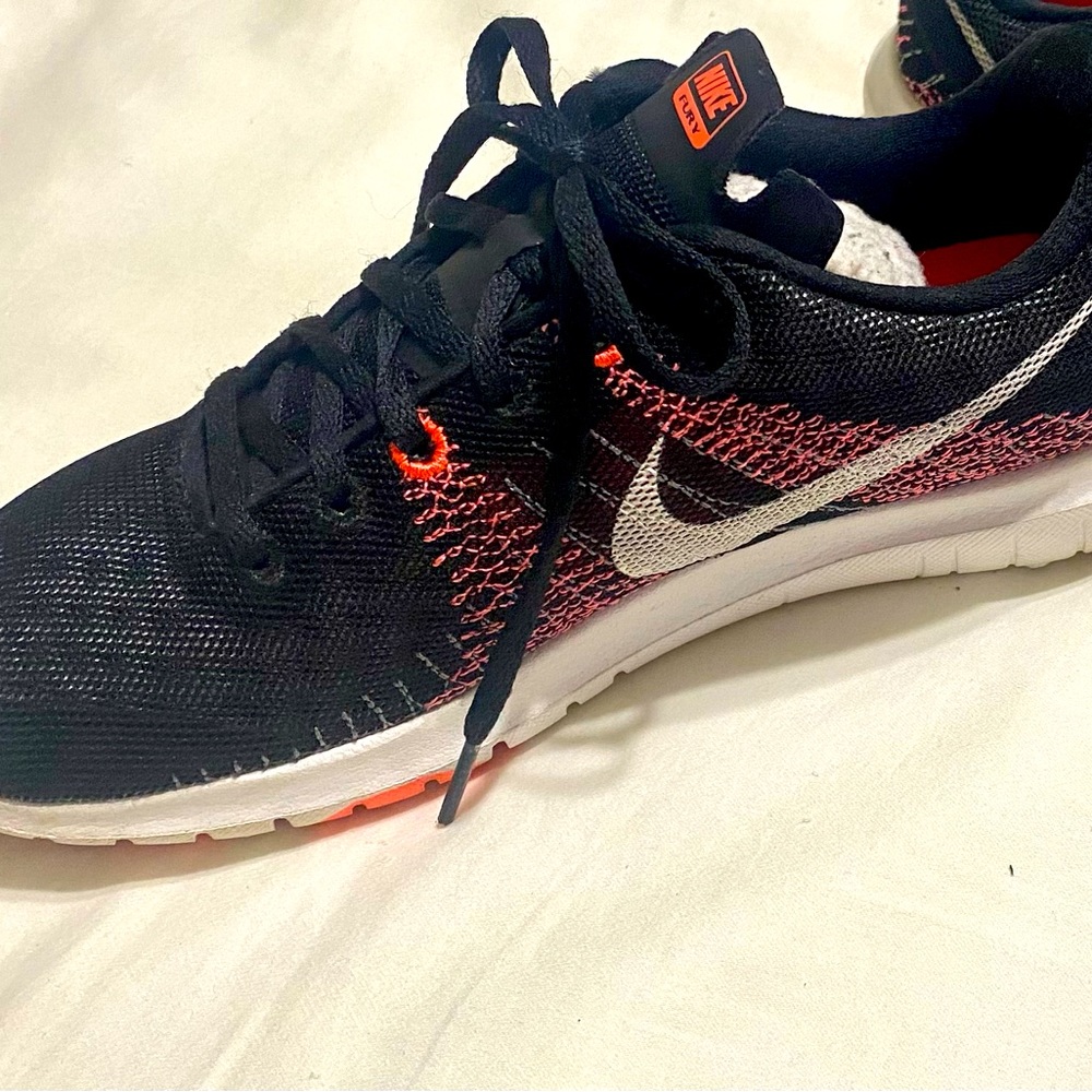 Nike flex … neon orange and black